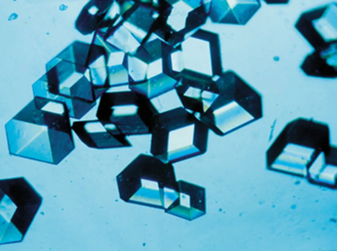 Cristales de insulina cultivados por la NASA