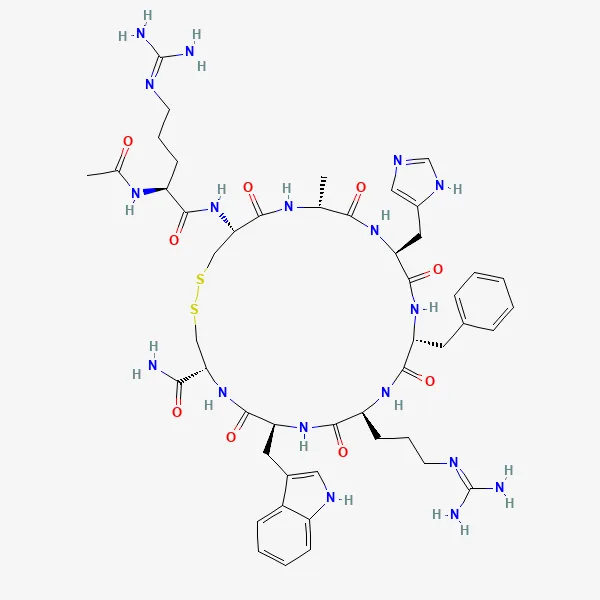 Chemical structure · C49H68N18O9S2 · PubChem