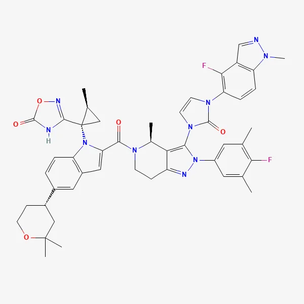 Chemical structure · C48H48F2N10O5 · PubChem