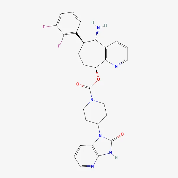 Chemical structure · C28H28F2N6O3 · PubChem