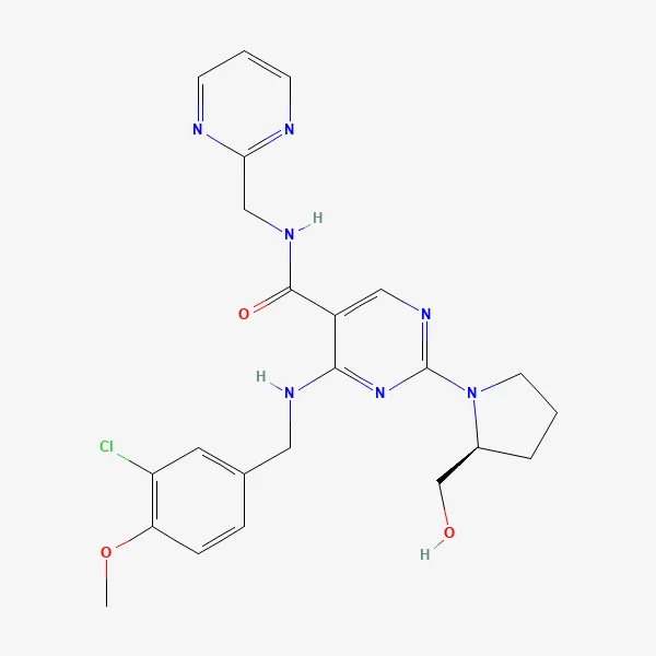 Chemical structure · C23H26ClN7O3 · PubChem